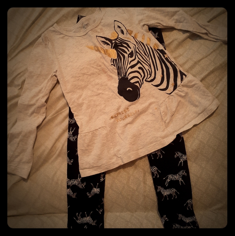 Carter's Girl's Top & Legging Set